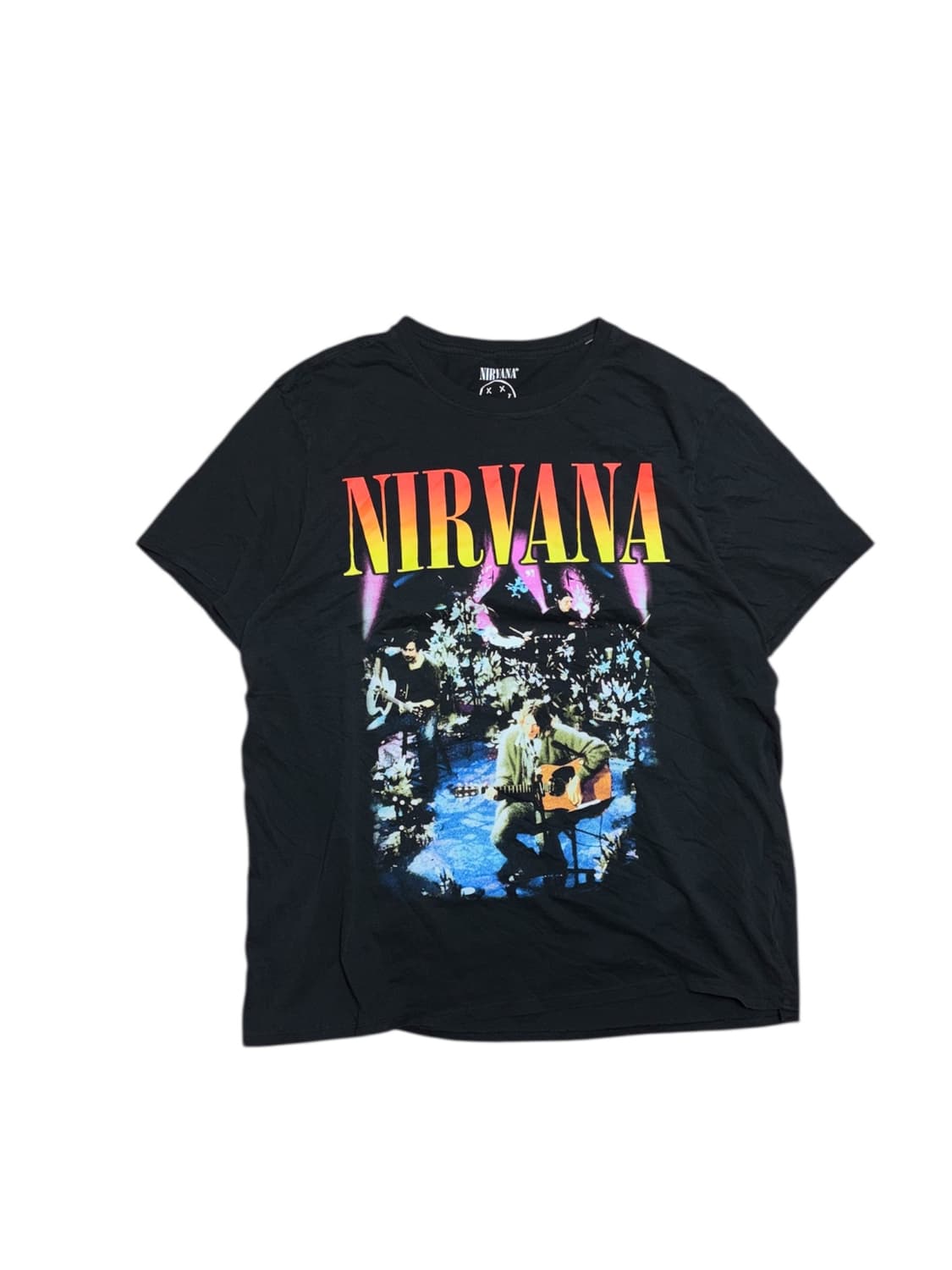 너바나 nirvana 공식 반팔 밴드티 상품이미지2