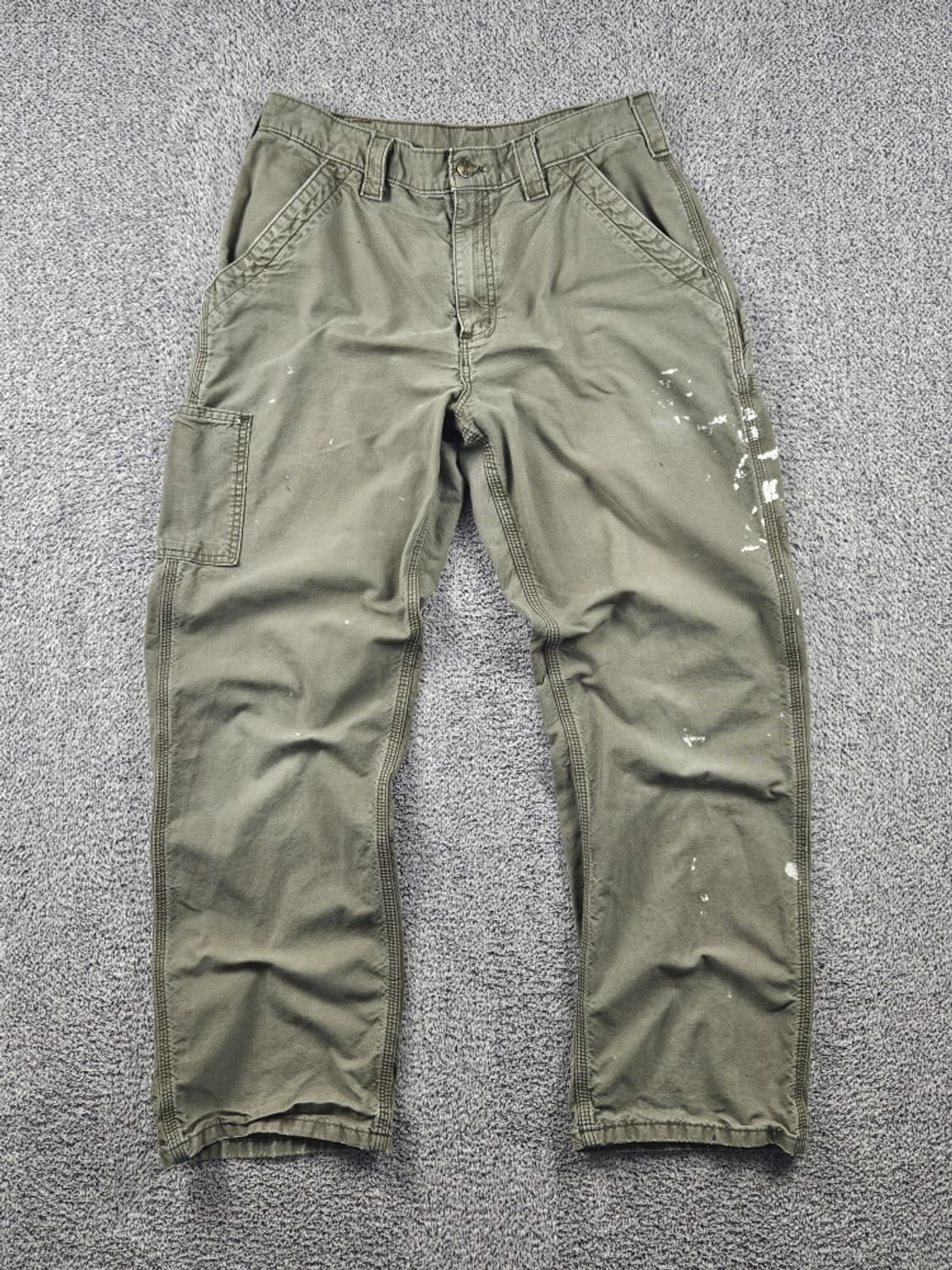 칼하트 코튼 카펜터 페인티드 워크 팬츠 ( 33X32 ) / 10623 상품이미지1