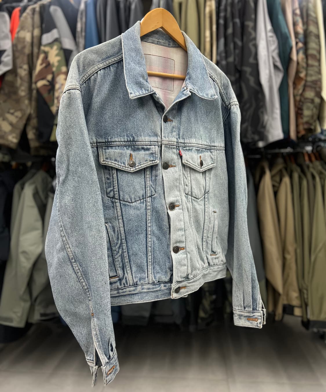 80-90's빈티지 리바이스(Levi's) 70506 데님 트러커 자켓 상품이미지9