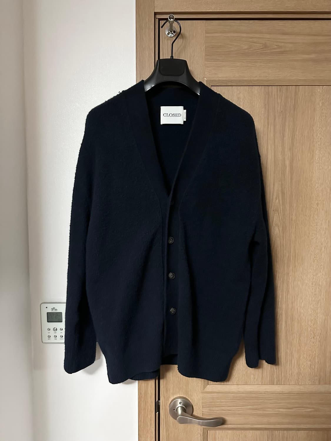 CLOSED 네이비 부클 가디건 L사이즈 상품이미지2