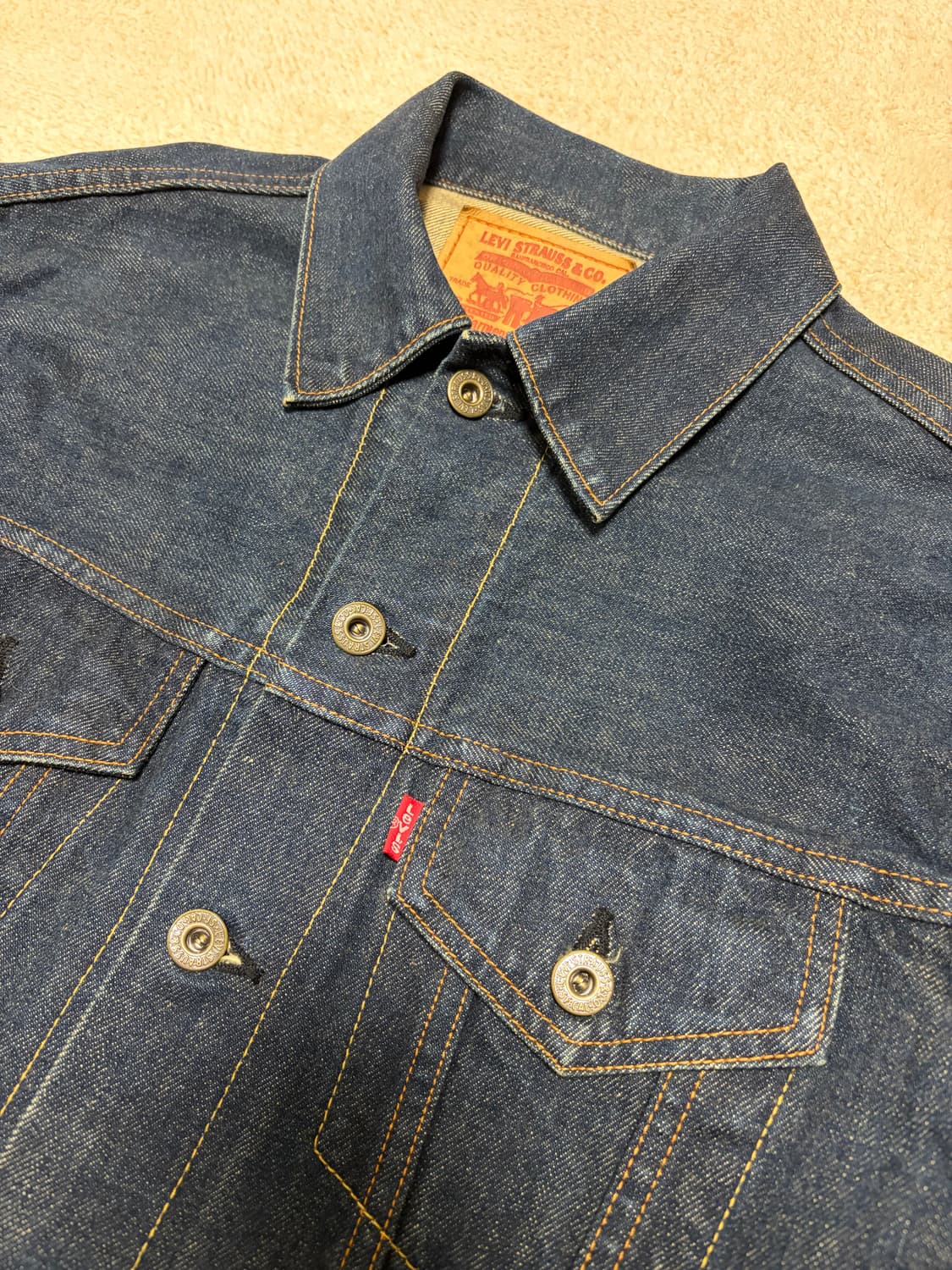 L) 90s 일본제 리바이스 70504 데님 트러커 자켓 3세대 상품이미지3