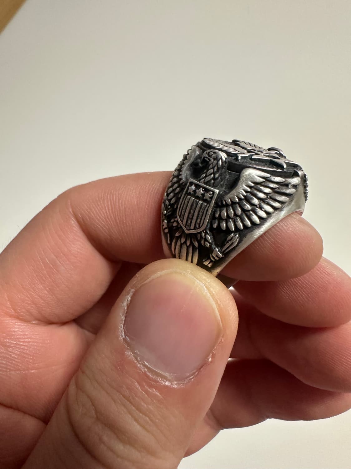 Us air force 실버 925 반지(us 10) 상품이미지4