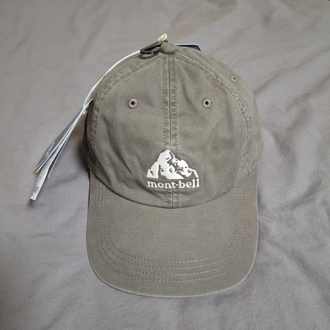 (신품) 몽벨 워시드 아웃 코튼 캡 브라운 M(56 ~60) 상품이미지1