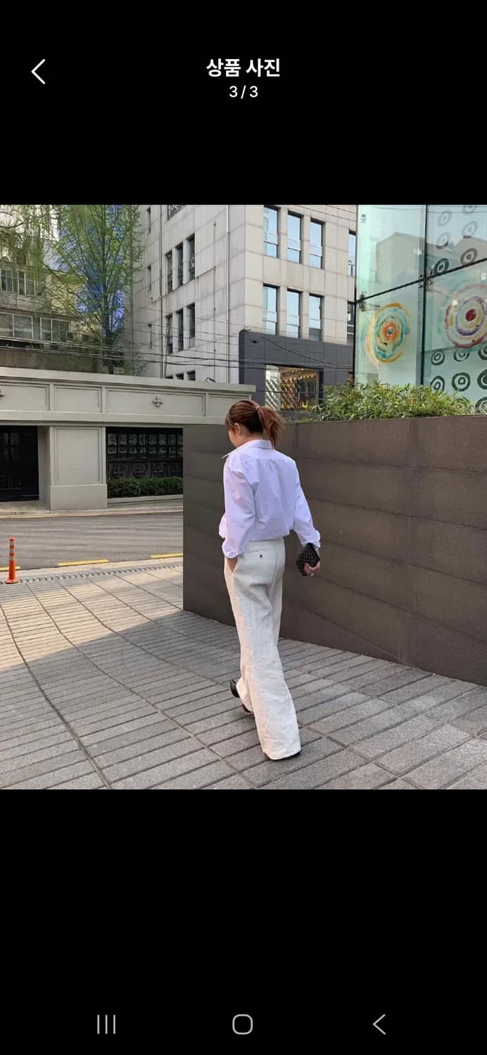 (마지막특가) 마뗑킴 린넨팬츠 아이보리 m 상품이미지3