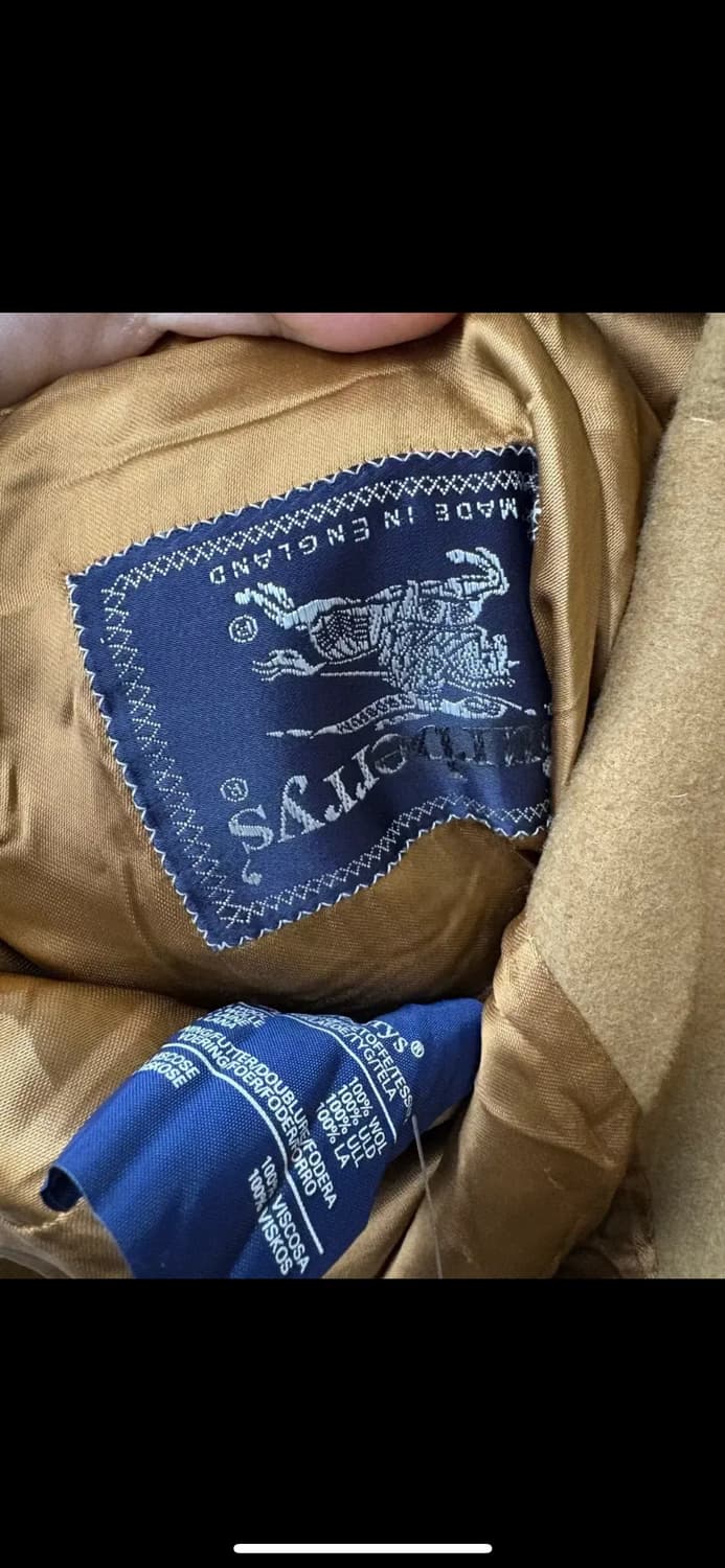 버버리 울100% 카멜 코트 H1918 상품이미지5