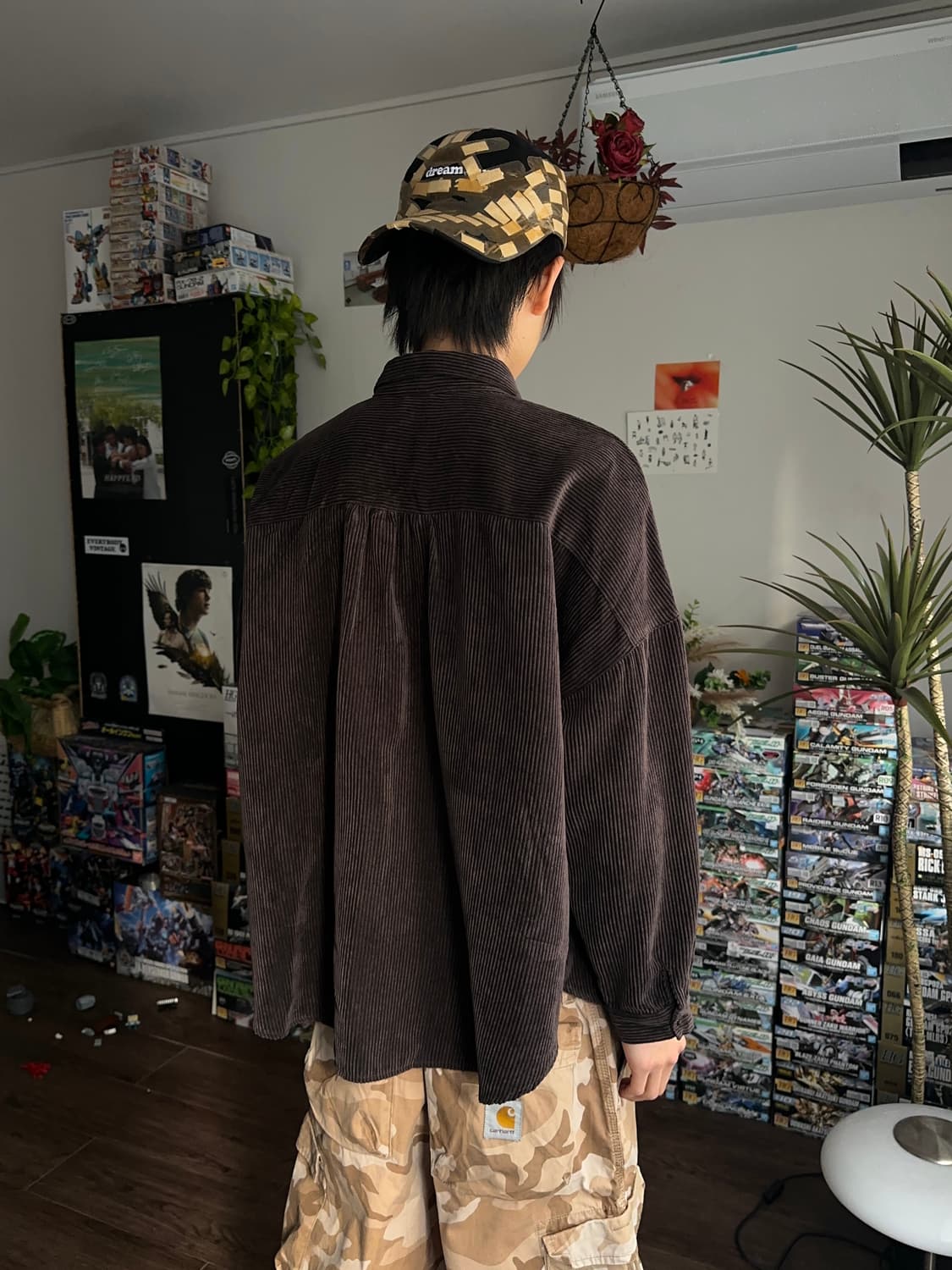 Sorsa 선페이드 코듀로이 오버 셔츠 상품이미지5