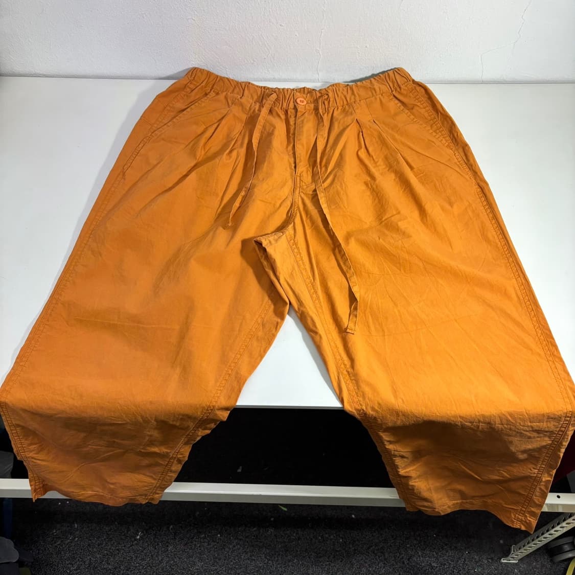 XL 빅유니온 딥겨자 레귤러핏 써머코튼 밴딩팬츠 상품이미지2