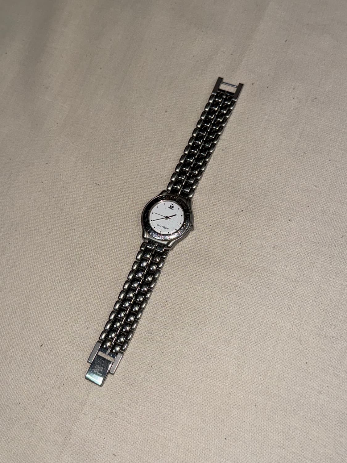 [VINTAGE] Courrèges Paris Silver Logo Wa 상품이미지1