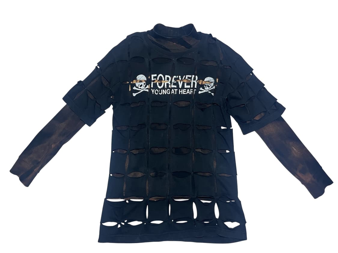 [OS] 마스터마인드 헬레이저 레이어드 모크넥 티셔츠 상품이미지1