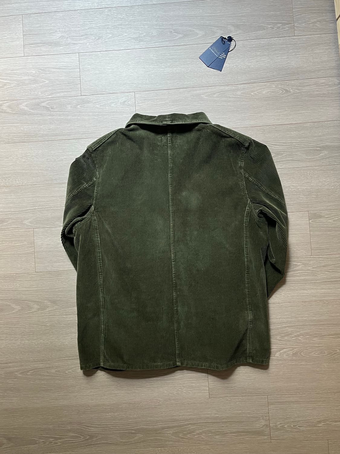  (새상품,류준열착용) 폴로 랄프로렌 코듀로이 워크자켓 셔츠 올리브 그린 상품이미지5