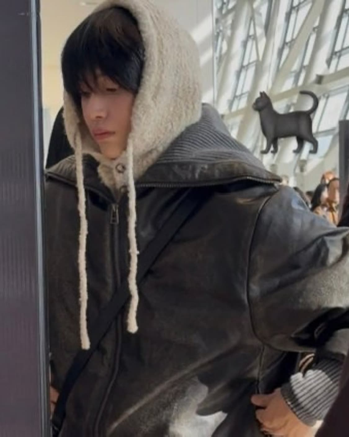 제이디드 런던 알로이 레더 가죽 봄버 자켓 점퍼 상품이미지3