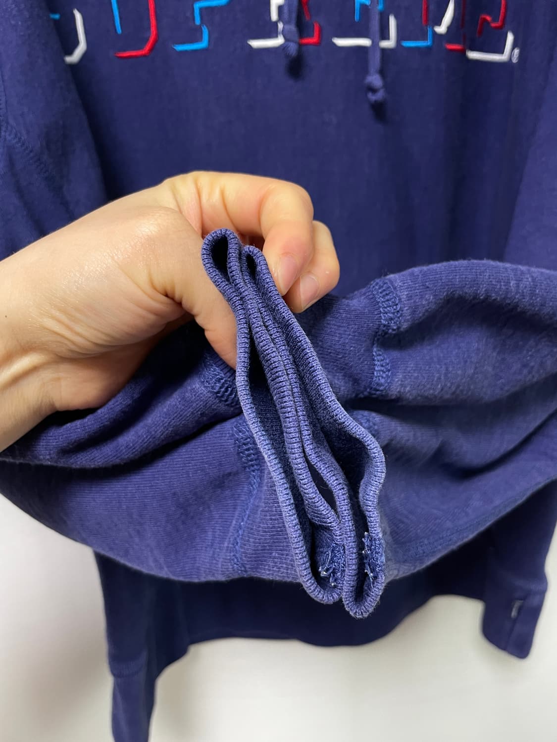 슈프림 SUPREME 드롭 셰도우 워싱 기모 후드티셔츠 M 상품이미지6