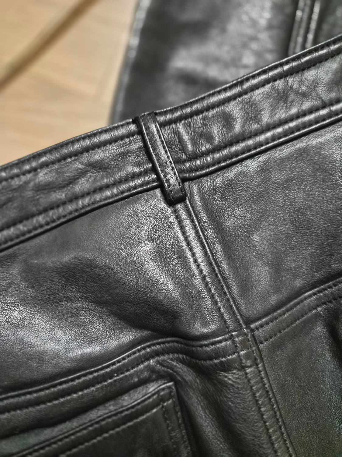 Just Cavalli biker trousers ovine leathe 상품이미지5