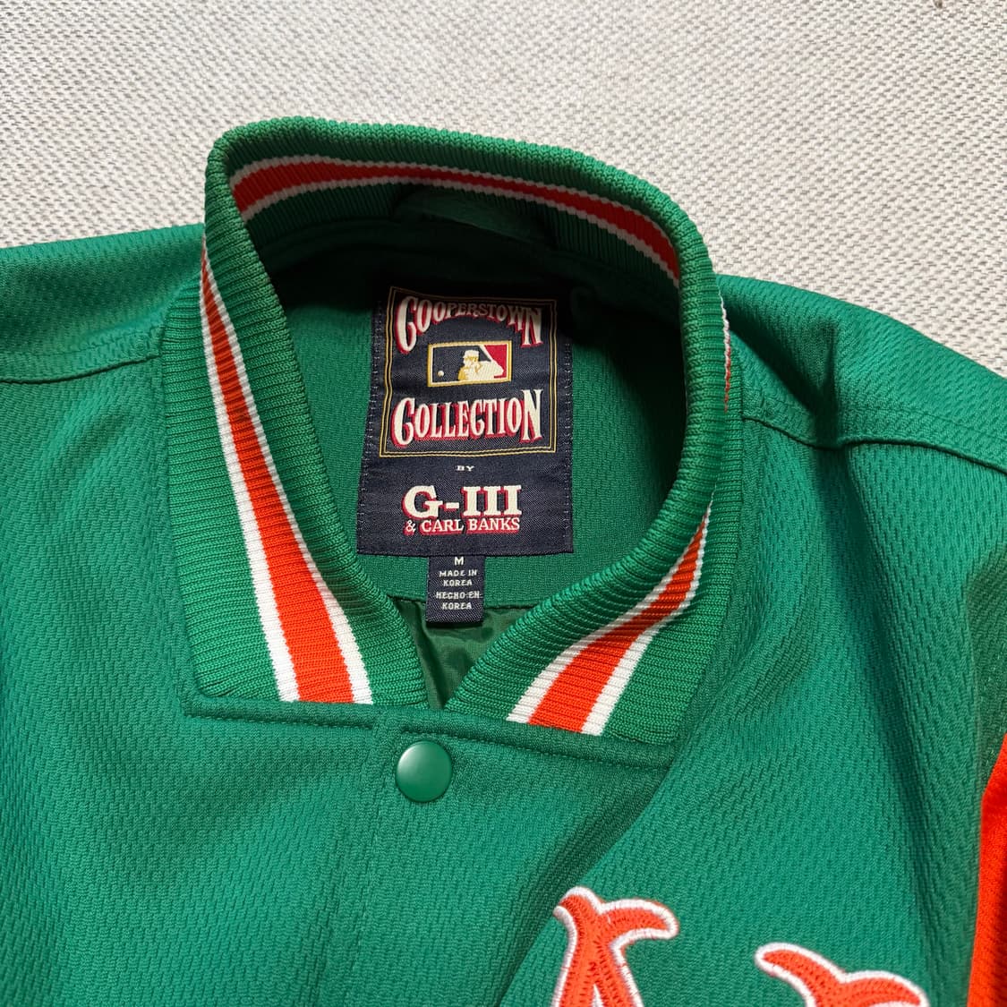 쿠퍼스타운 G-III 칼 뱅크스 MLB 뉴욕 메츠 바시티 자켓 상품이미지3