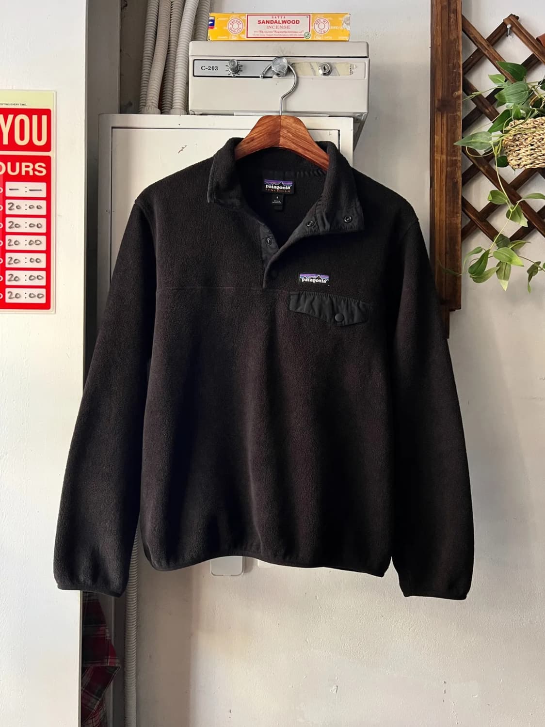 [S]파타고니아 신칠라 블랙 아노락 플리스 상품이미지1