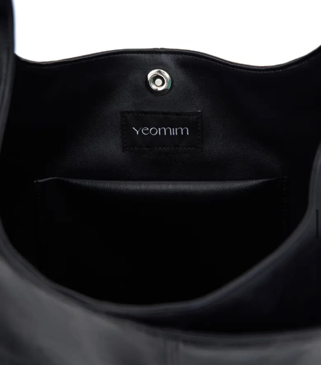 여밈 medium slash hobo bag (suede black) 상품이미지7