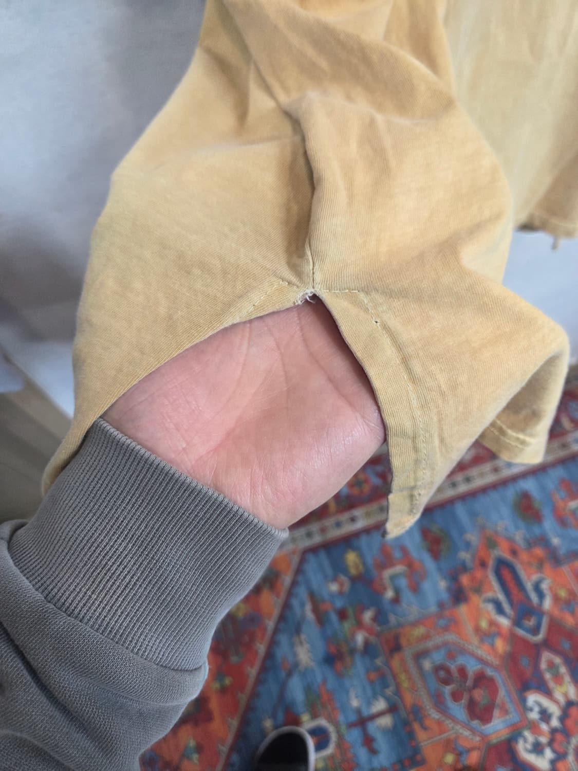 빈티지 블랙잭 런던 패치 피그먼트 빅사이즈 옆트임 반팔 xxxl 상품이미지4