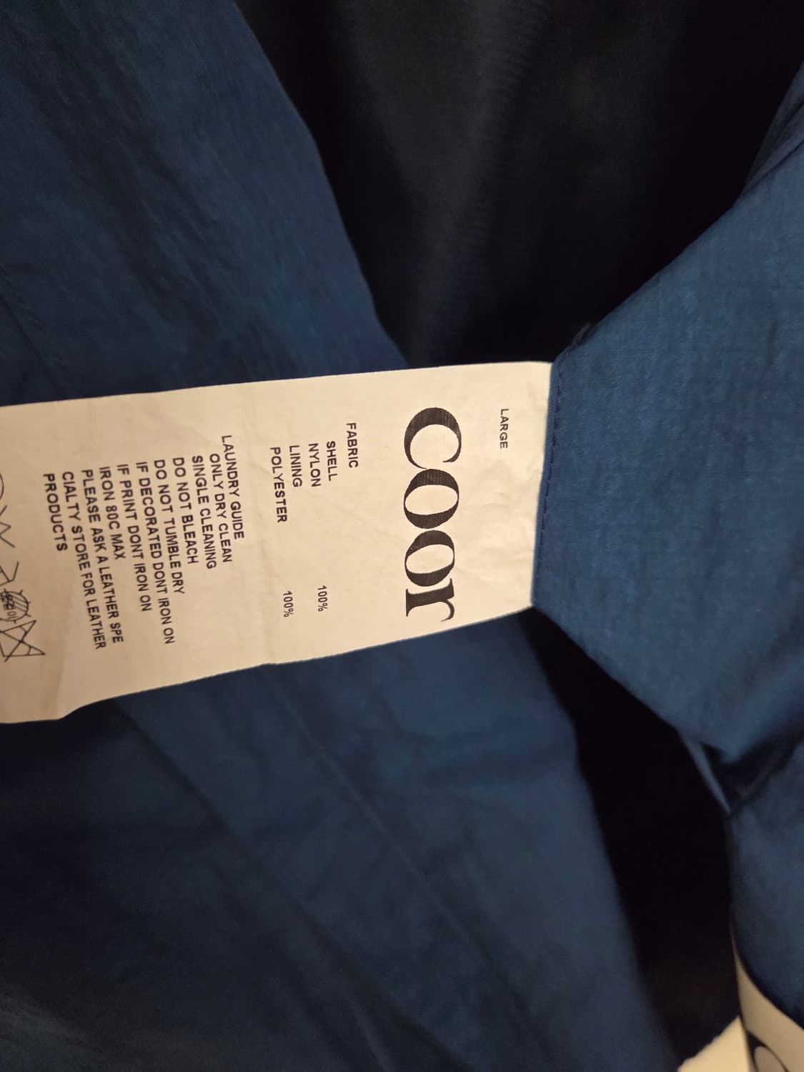 COOR 남성 블루종 바람막이 L 상품이미지4