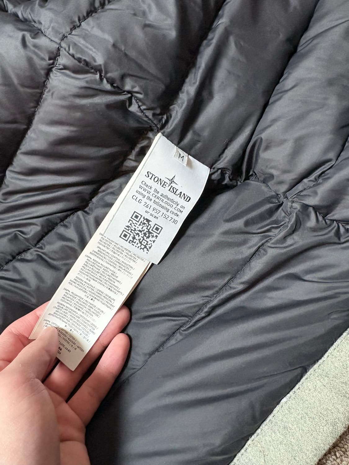 스톤아일랜드 아이스자켓 울 패딩 상품이미지5