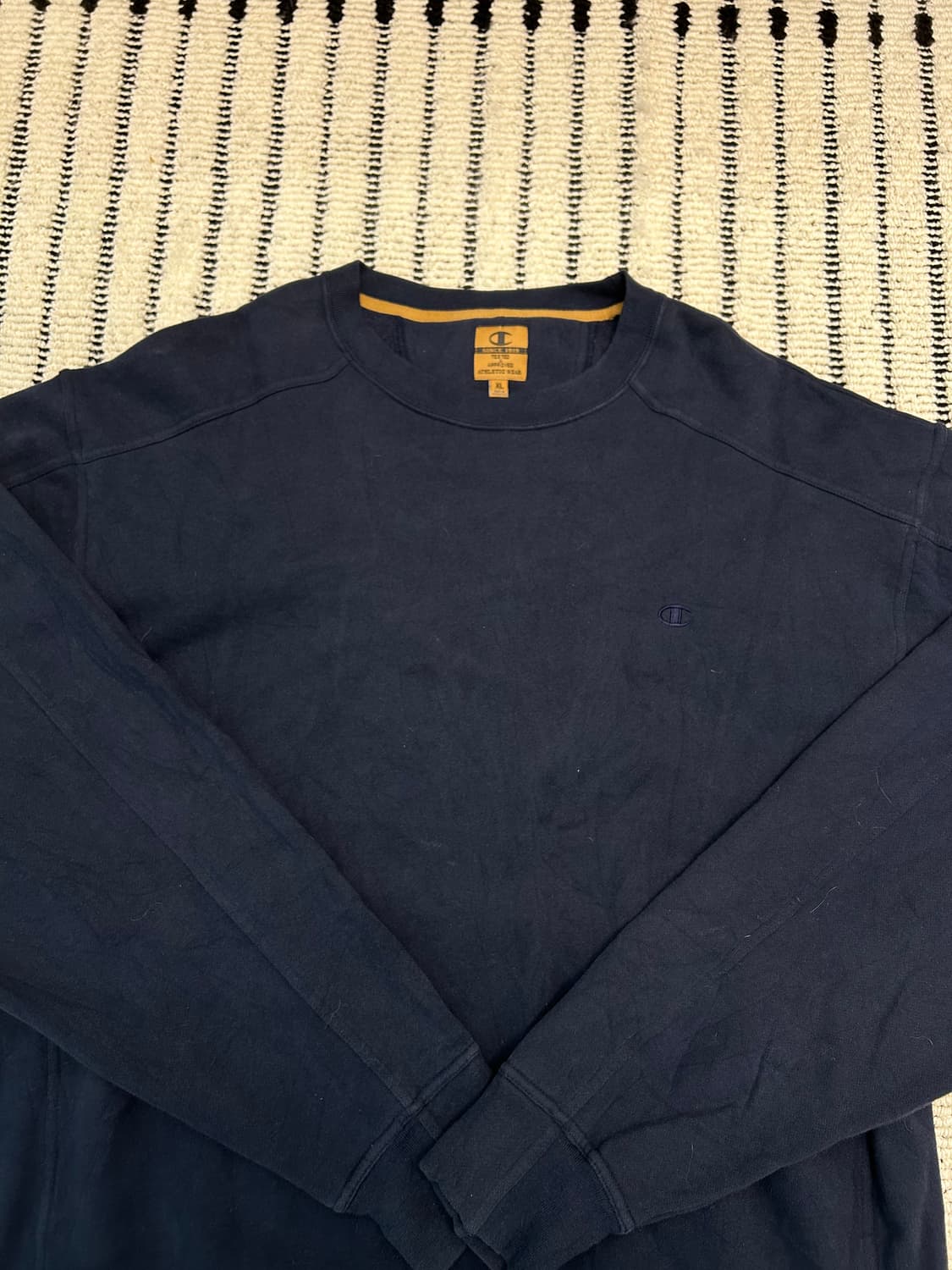 챔피온 (chmpion) 헤리티지 네이비 맨투맨 상품이미지2