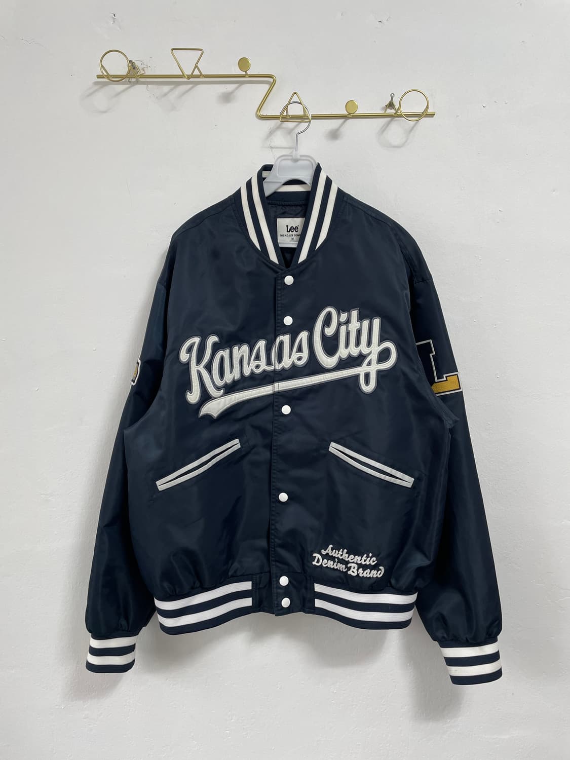 Lee Kansas City 바시티 자켓 네이비 M 상품이미지4