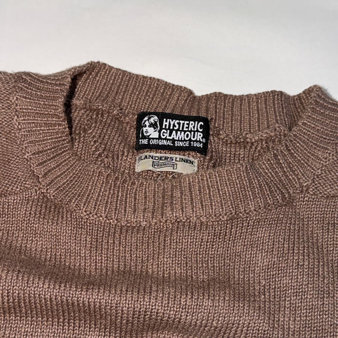 히스테릭 글래머 린넨 니트  상품이미지6