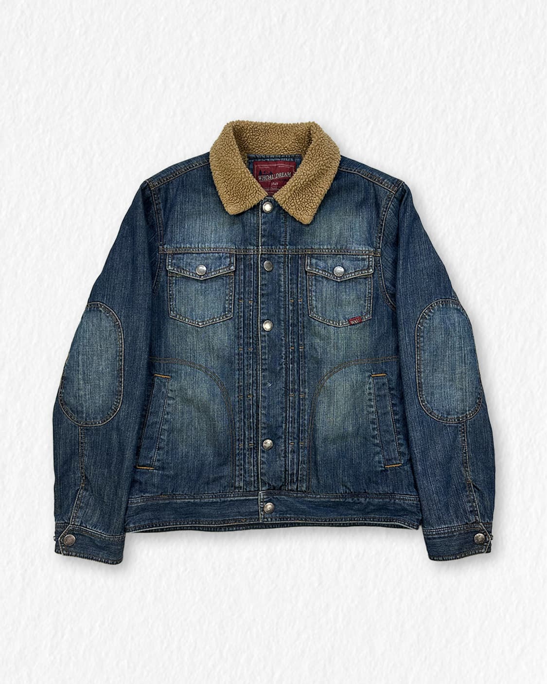 후아유 쉐르파 데님 자켓 상품이미지1