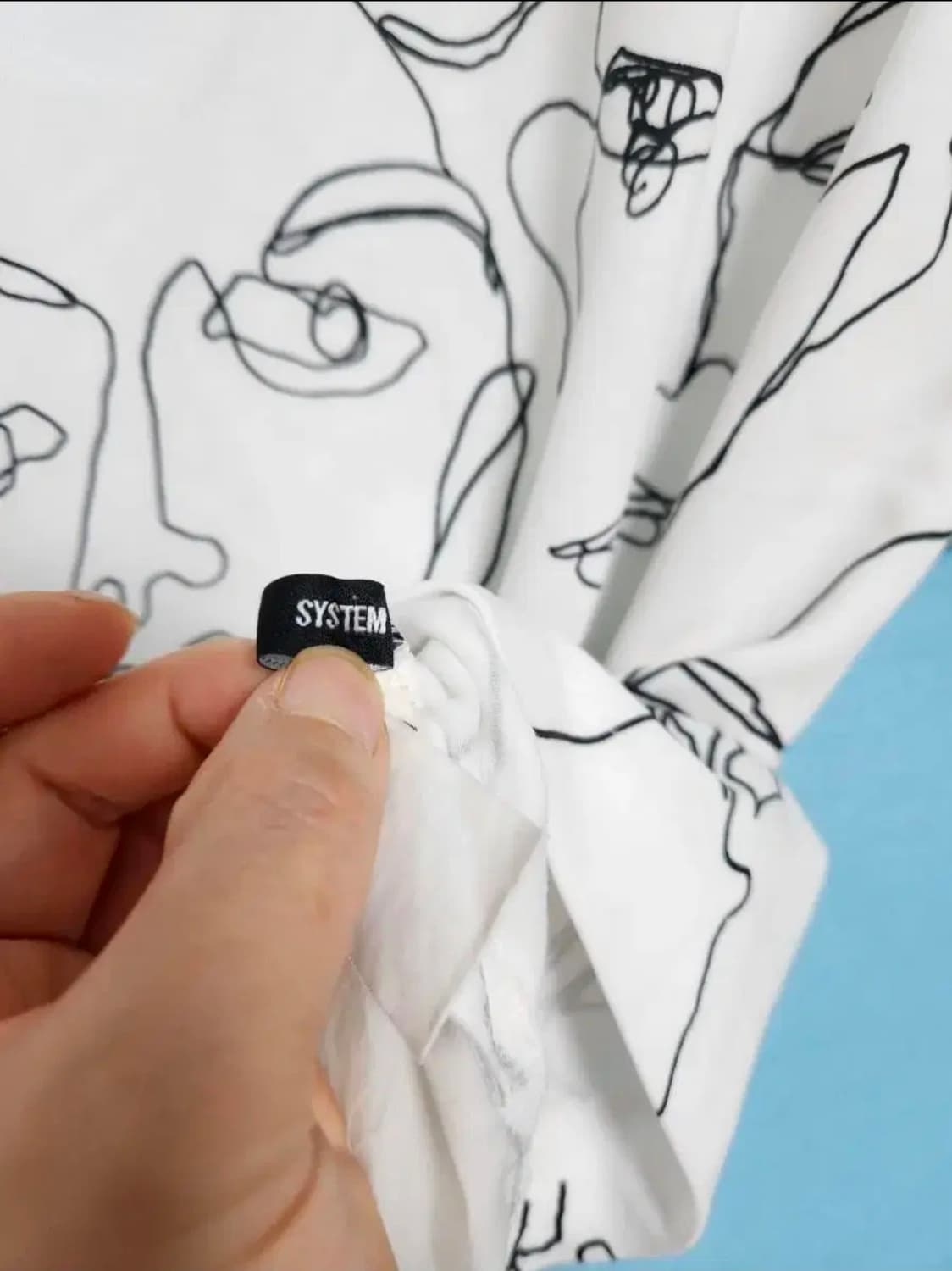 [시스템옴므] 시스템 남자 반팔티 시스템반팔티 100 상품이미지3