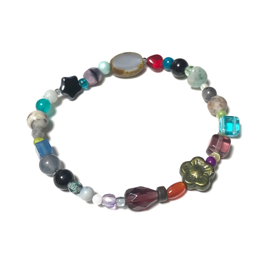 체코비즈 원석 비즈팔찌 상품이미지2