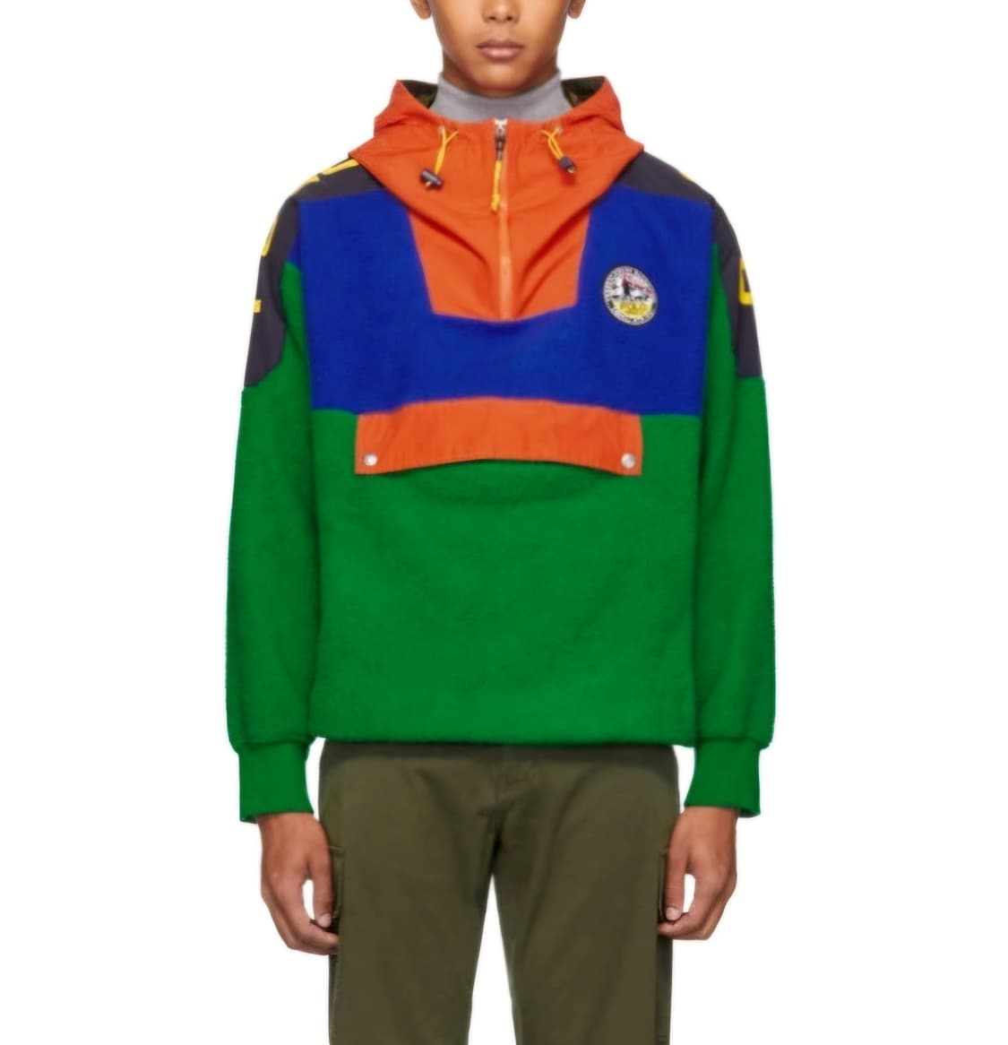 폴로컨트리 컬러블록 플리스 풀오버 xl (free) rrl 상품이미지1