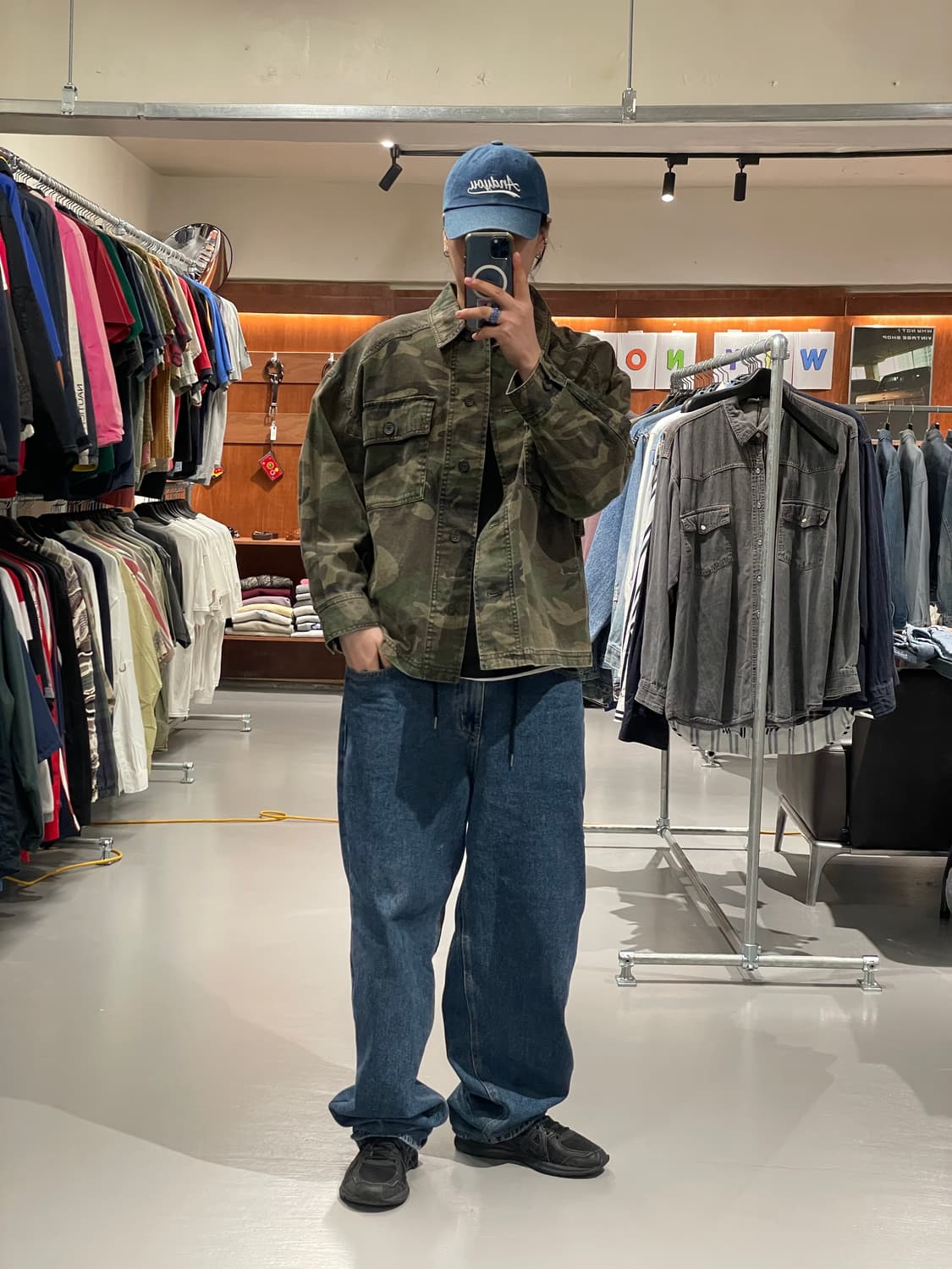 빈티지 카모플라주 셔츠 자켓  상품이미지3