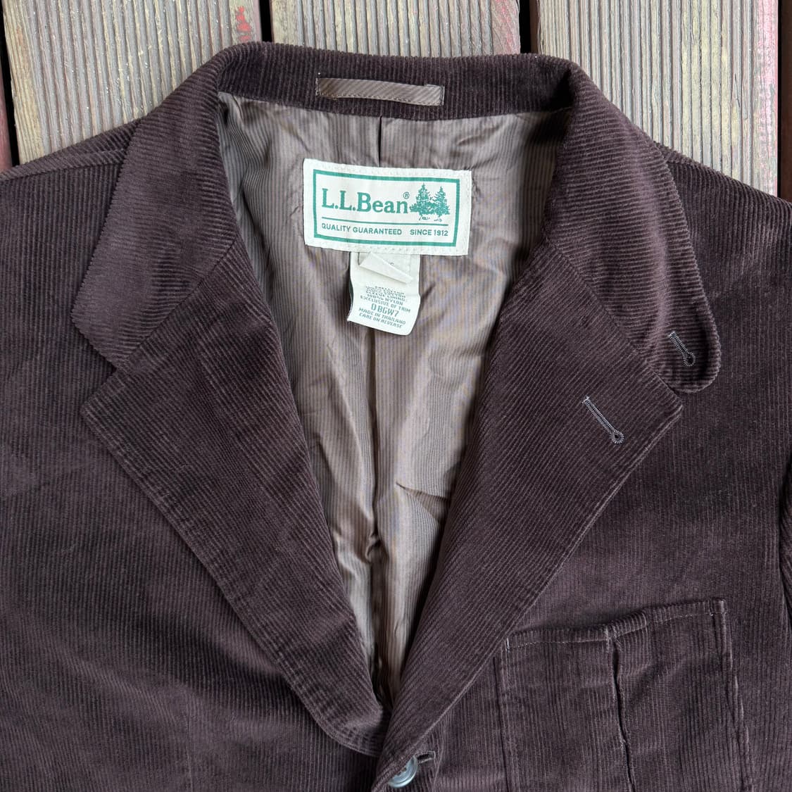 LLBean 브라운 코듀로이 블레이저 자켓 상품이미지2