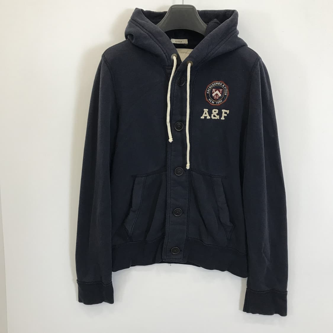 아베크롬비 Y2K 버튼 로고 후드집업 [M] 상품이미지1