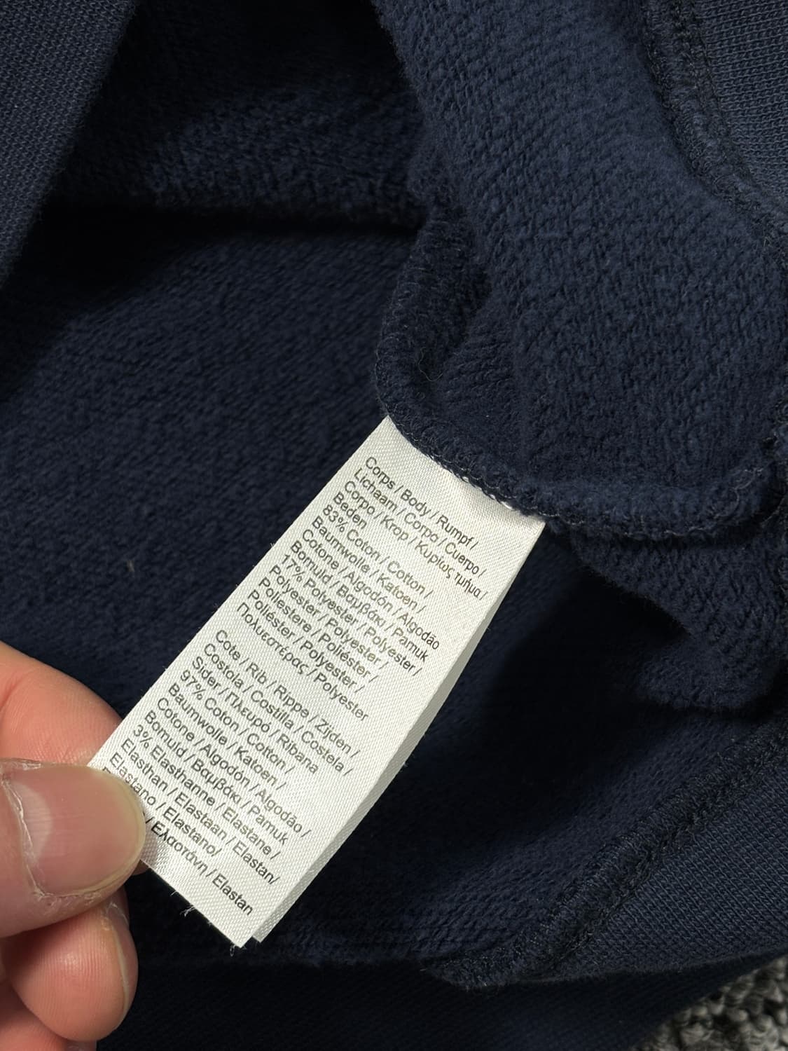 라코스테 네이비 블루 스웻셔츠 상품이미지7