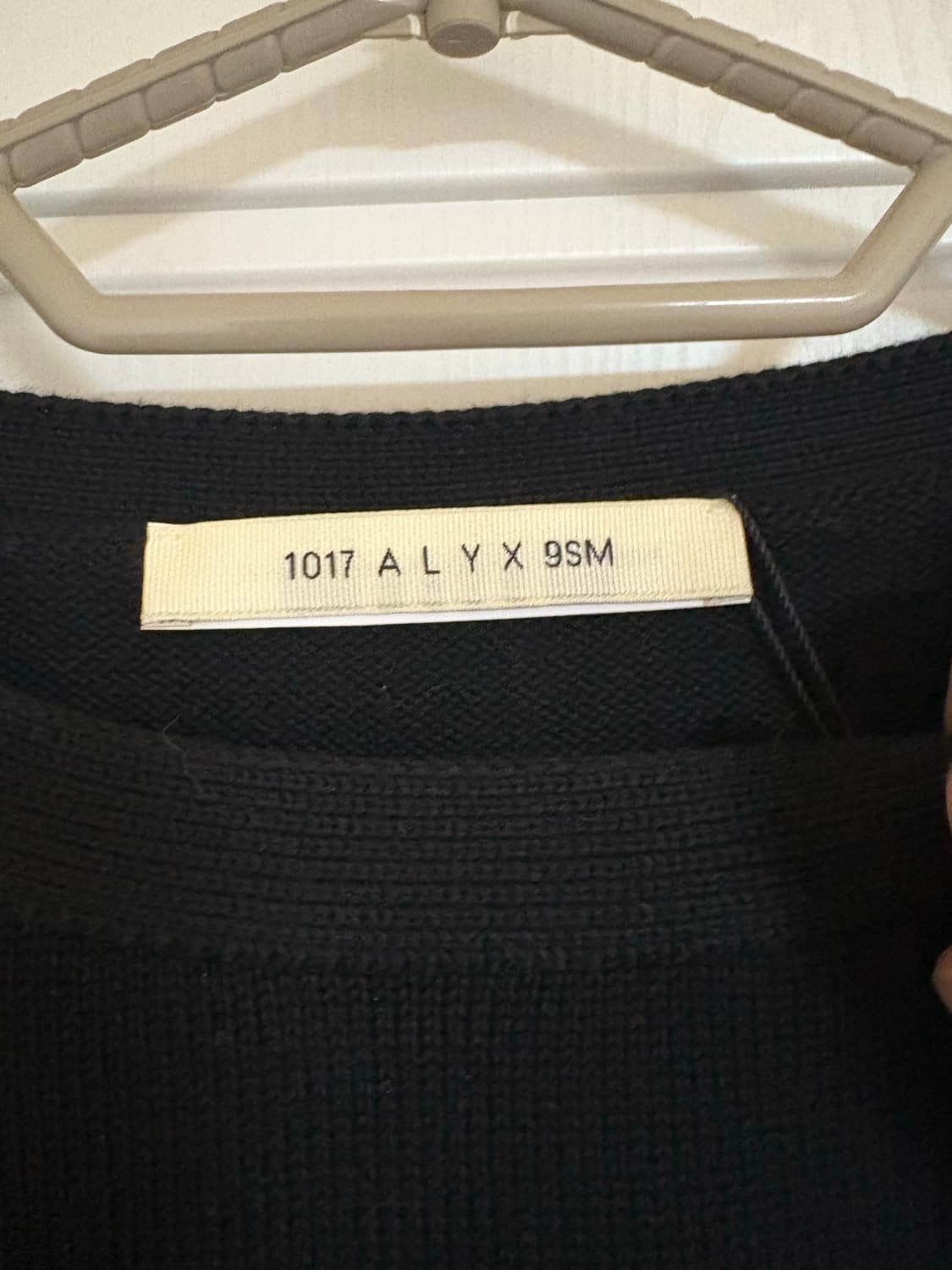 알릭스 alyx 로고 니트 블랙 L 상품이미지3