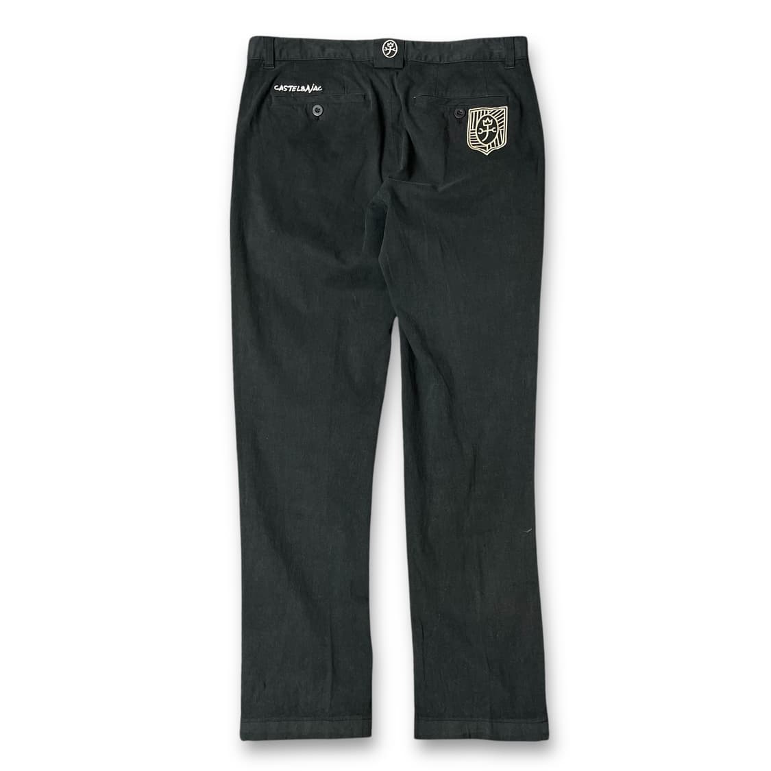 (32) 카스텔바작 차콜블랙 백로고 포인트 코튼 팬츠 상품이미지2