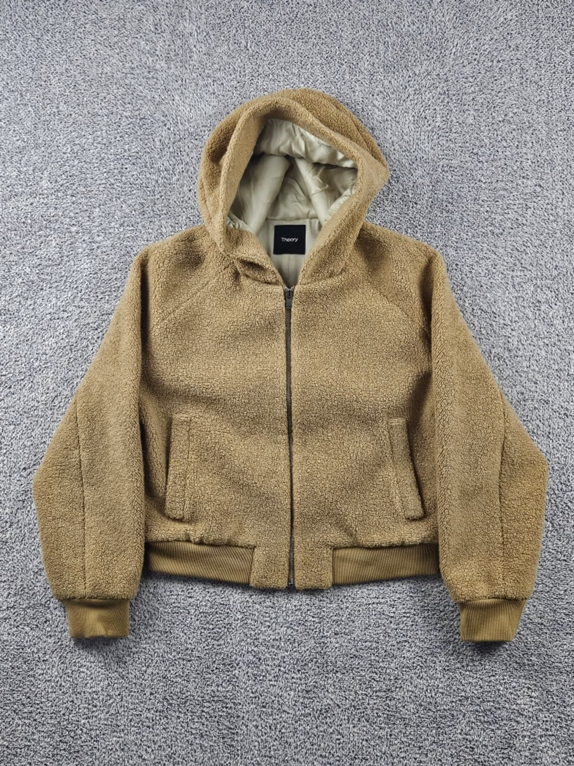 띠어리 부클 플리스 크롭 후드 집업 ( S ) / 11279 상품이미지2