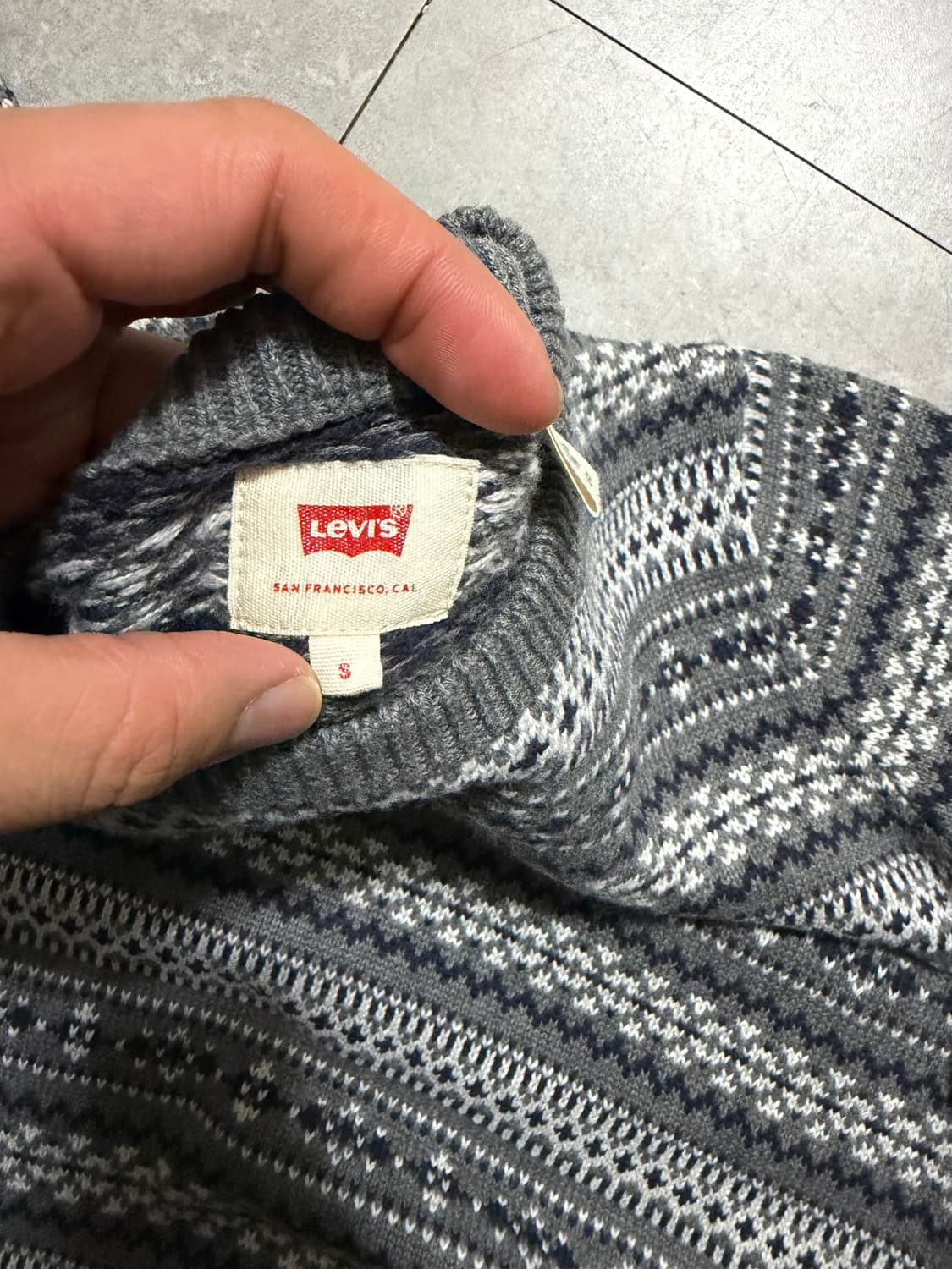 리바이스 빈티지 노르딕 울니트 95size   상품이미지3