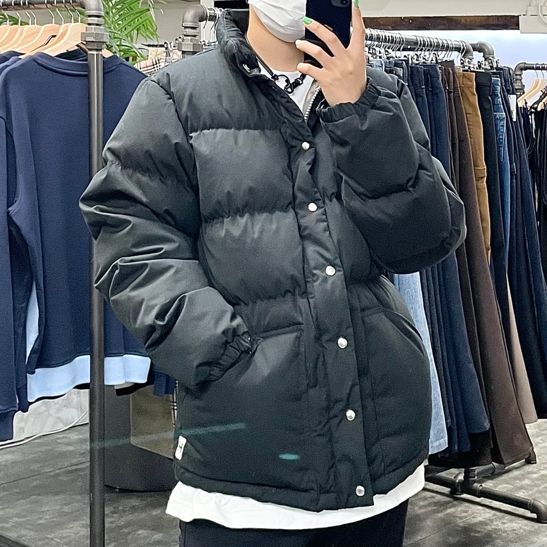 헤리티지 플로스 블랙 패딩자켓 상품이미지2