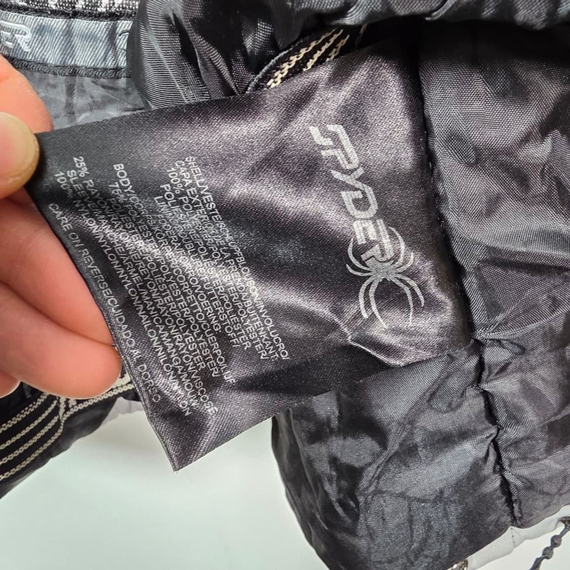 스파이더 빈티지 더미작스 거미줄 패턴 스키 자켓 L 상품이미지8