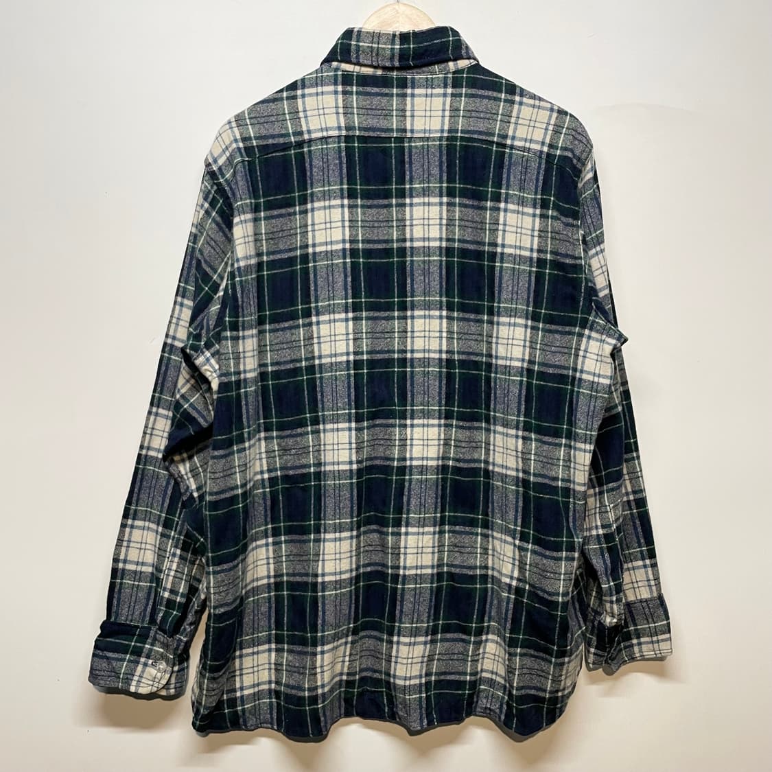 1990s 울리치 체크 플란넬 셔츠 상품이미지2