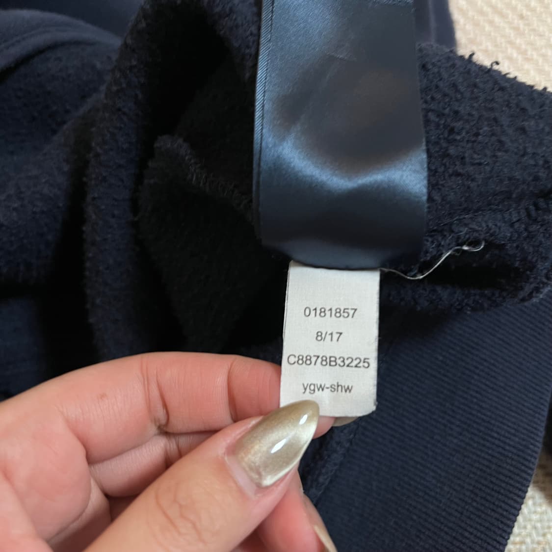 [정품] 타미 네이비 빅로고 기모 후집 [ L ] 상품이미지5