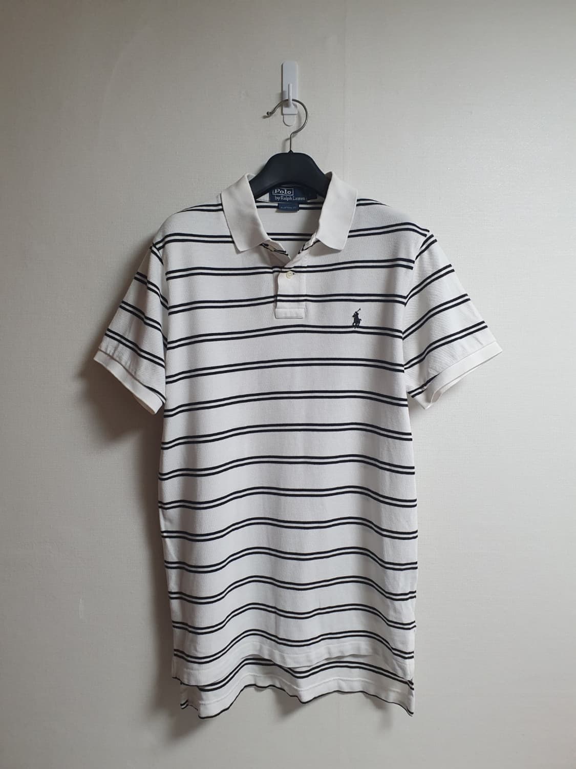폴로랄프로렌 커스텀핏 스트라이프 반팔 카라티 L 상품이미지2