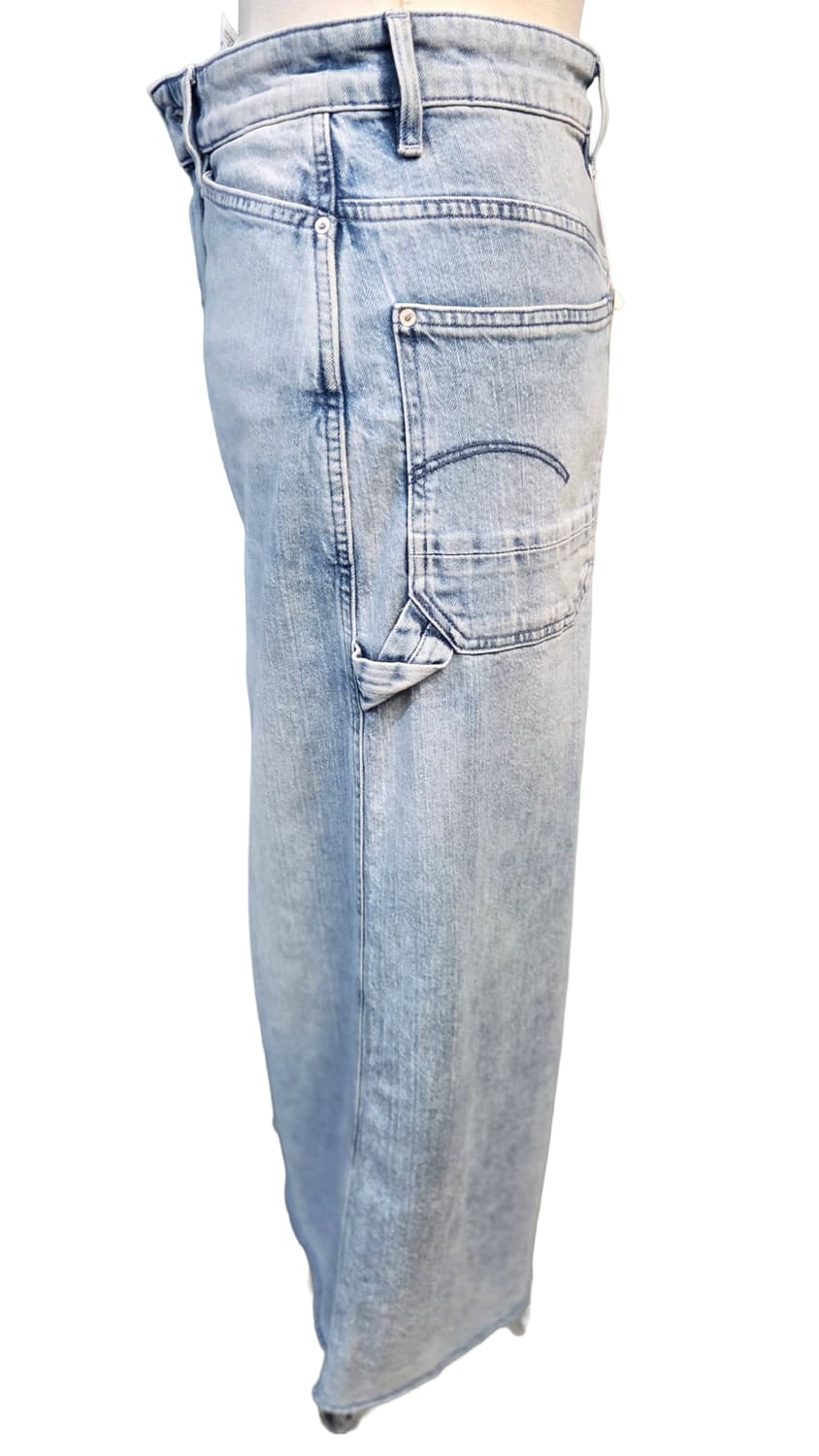 G-STAR 청량 워싱 데님 롱 스커트(24/디피용) 상품이미지2