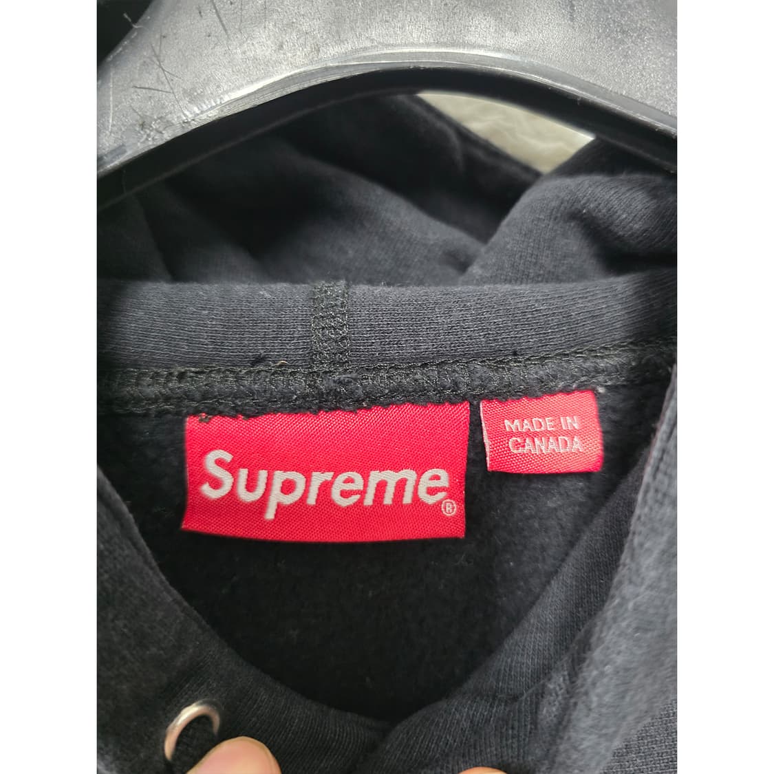 택포) L 슈프림 곤즈 후드티 블랙 상품이미지2