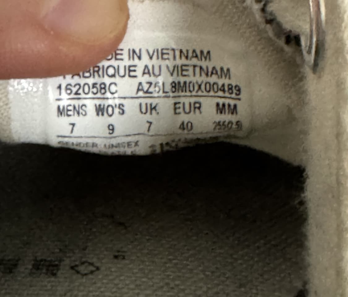 급처)컨버스 척70 로우 블랙 255 상품이미지6