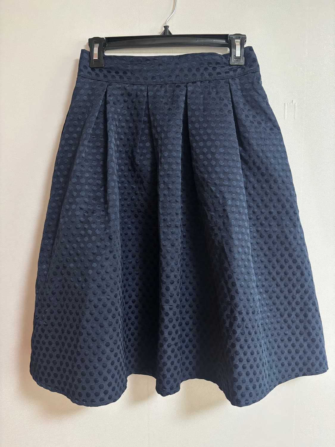 빈티지) 강추! 네이비 도트 미디스커트 상품이미지1