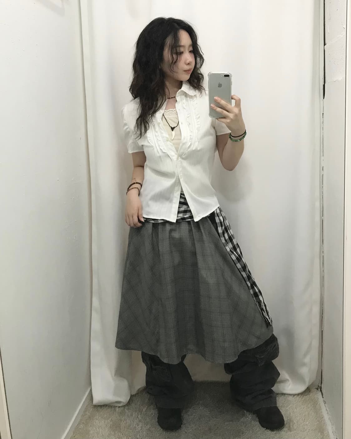 그레이 힙시크 코디 세트 👓 상품이미지2