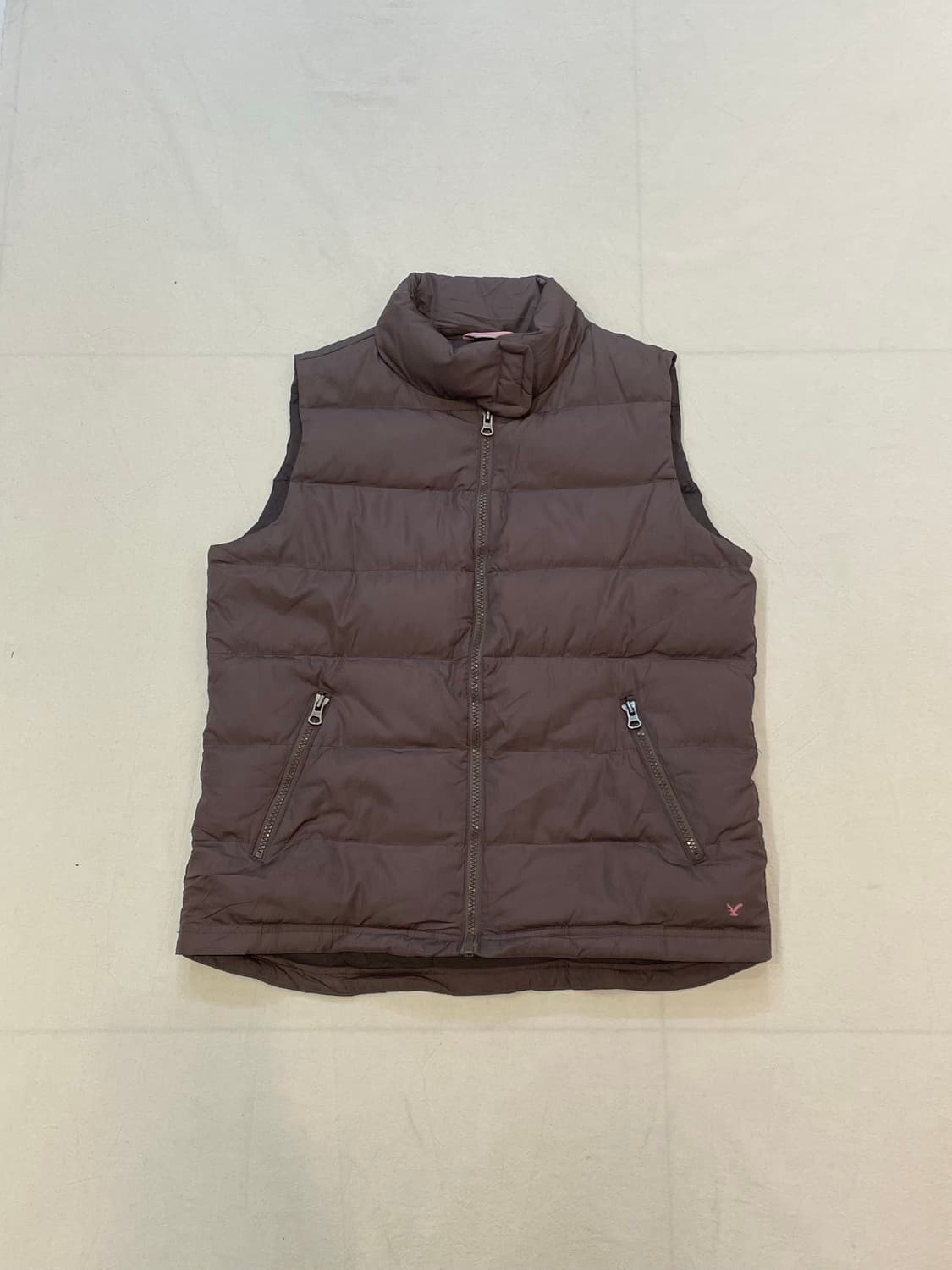 아메리칸이글 다운패딩조끼 브라운컬러 상품이미지1