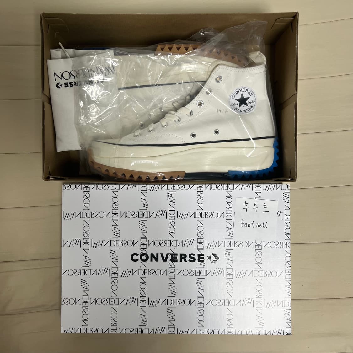 [270] JW 앤더슨 컨버스 런스타 하이크 화이트 상품이미지1